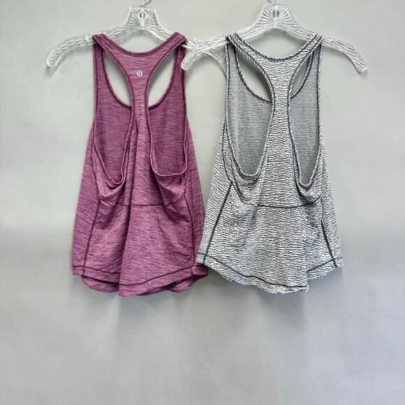 Set of 2 Lululemon Long Distance Running Racerback Tank Tops Size 6/8 - Picture 6 of 16